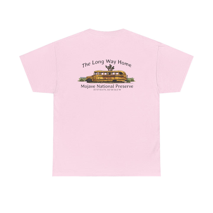 Mojave Road School Bus T-Shirt — "The Long Way Home" - OC Designworks