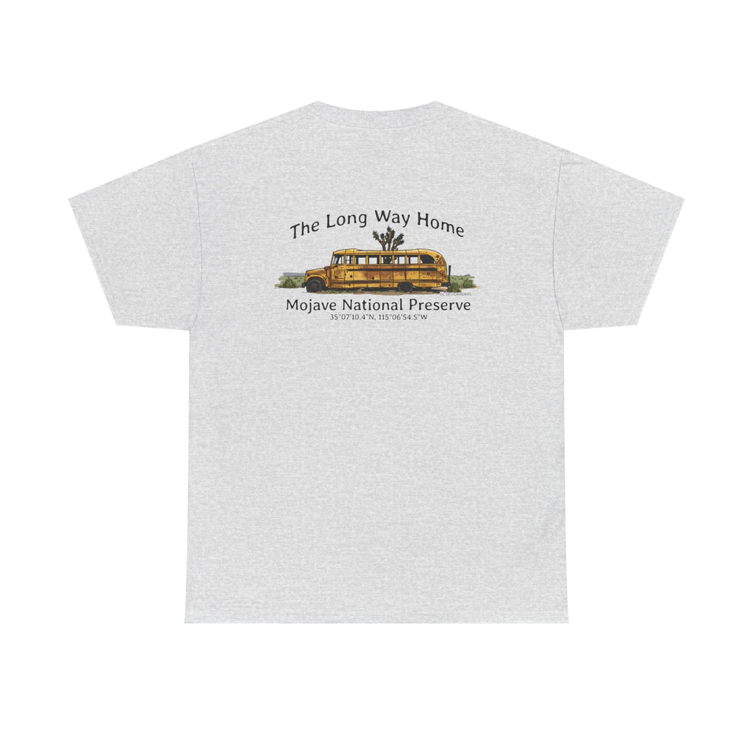 Mojave Road School Bus T-Shirt — "The Long Way Home" - OC Designworks