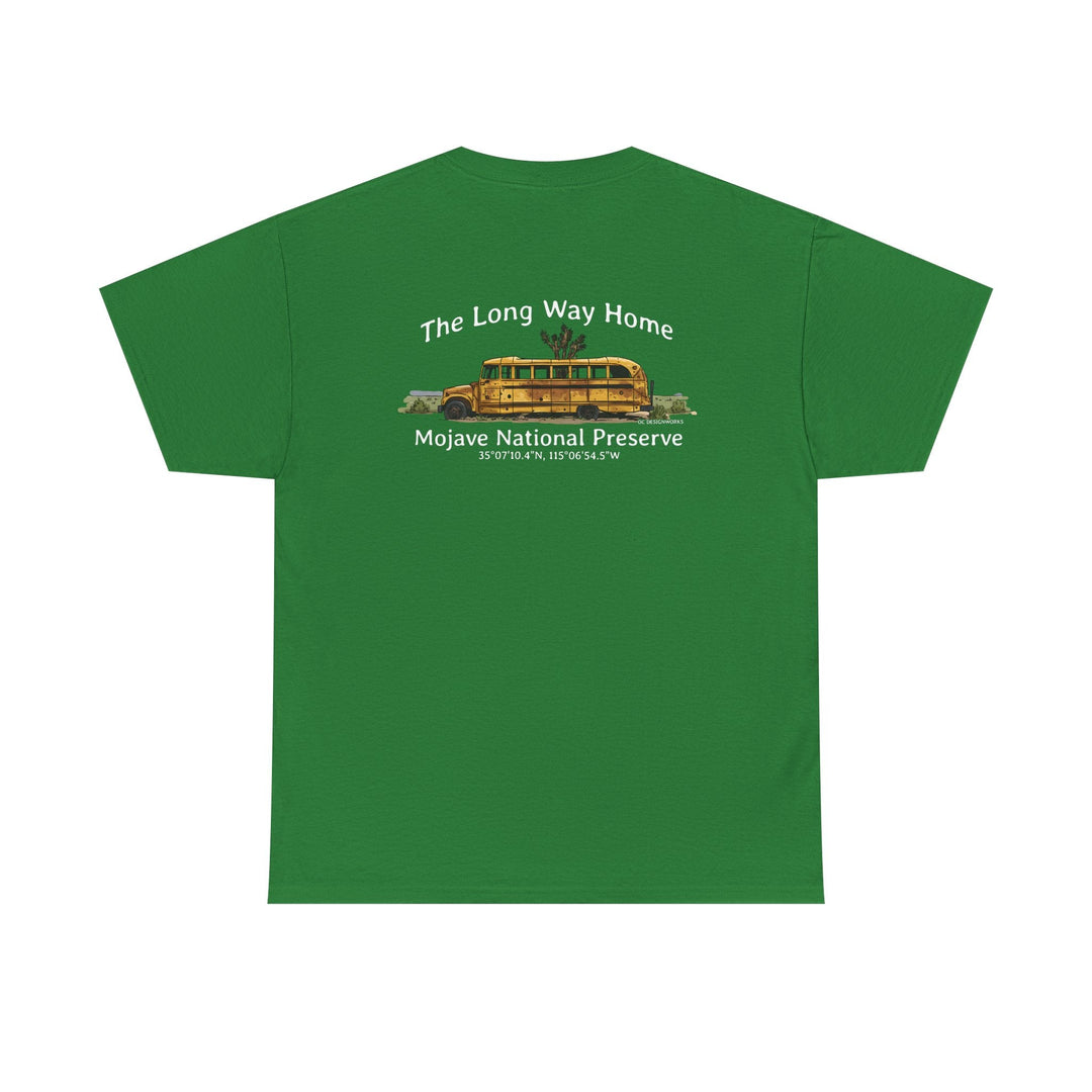 Mojave Road School Bus T-Shirt — "The Long Way Home" - OC Designworks