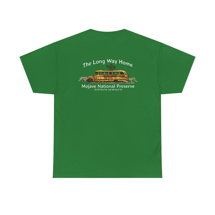 Mojave Road School Bus T-Shirt — "The Long Way Home" - OC Designworks