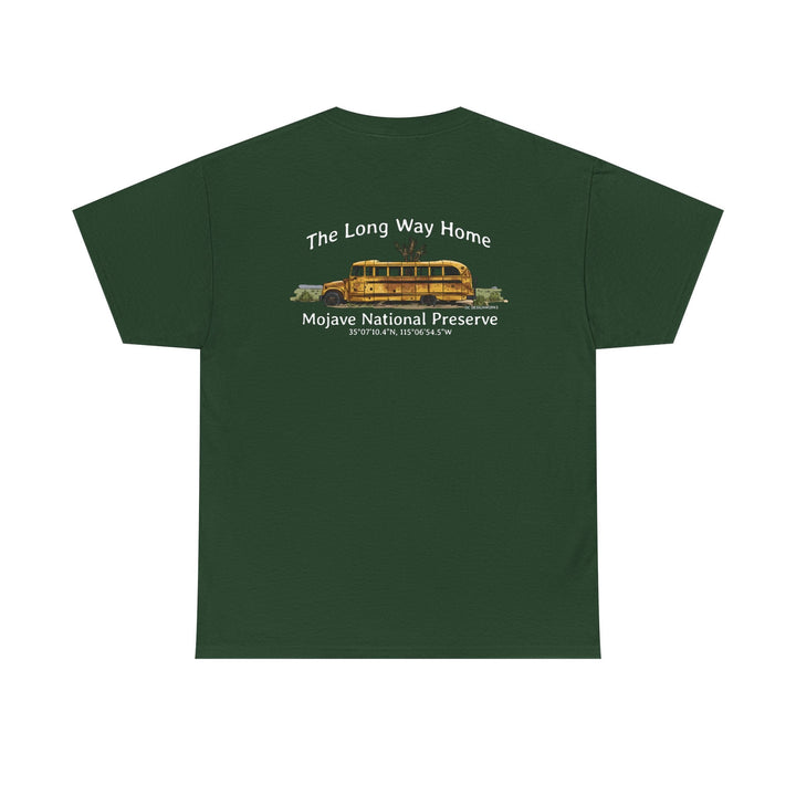 Mojave Road School Bus T-Shirt — "The Long Way Home" - OC Designworks