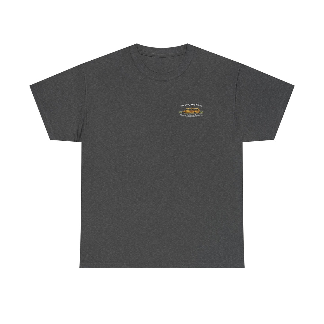 Mojave Road School Bus T-Shirt — "The Long Way Home" - OC Designworks