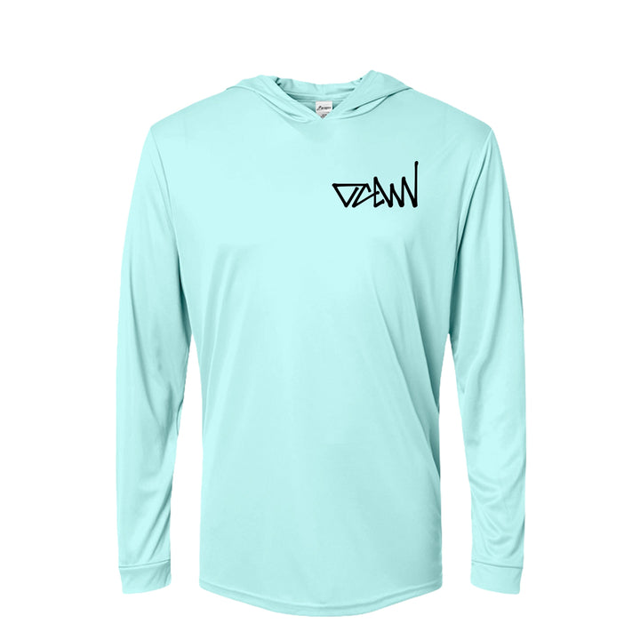 OCDW Black Shuji LS Hooded Jersey - Jersey - Aqua Blue - OC Designworks