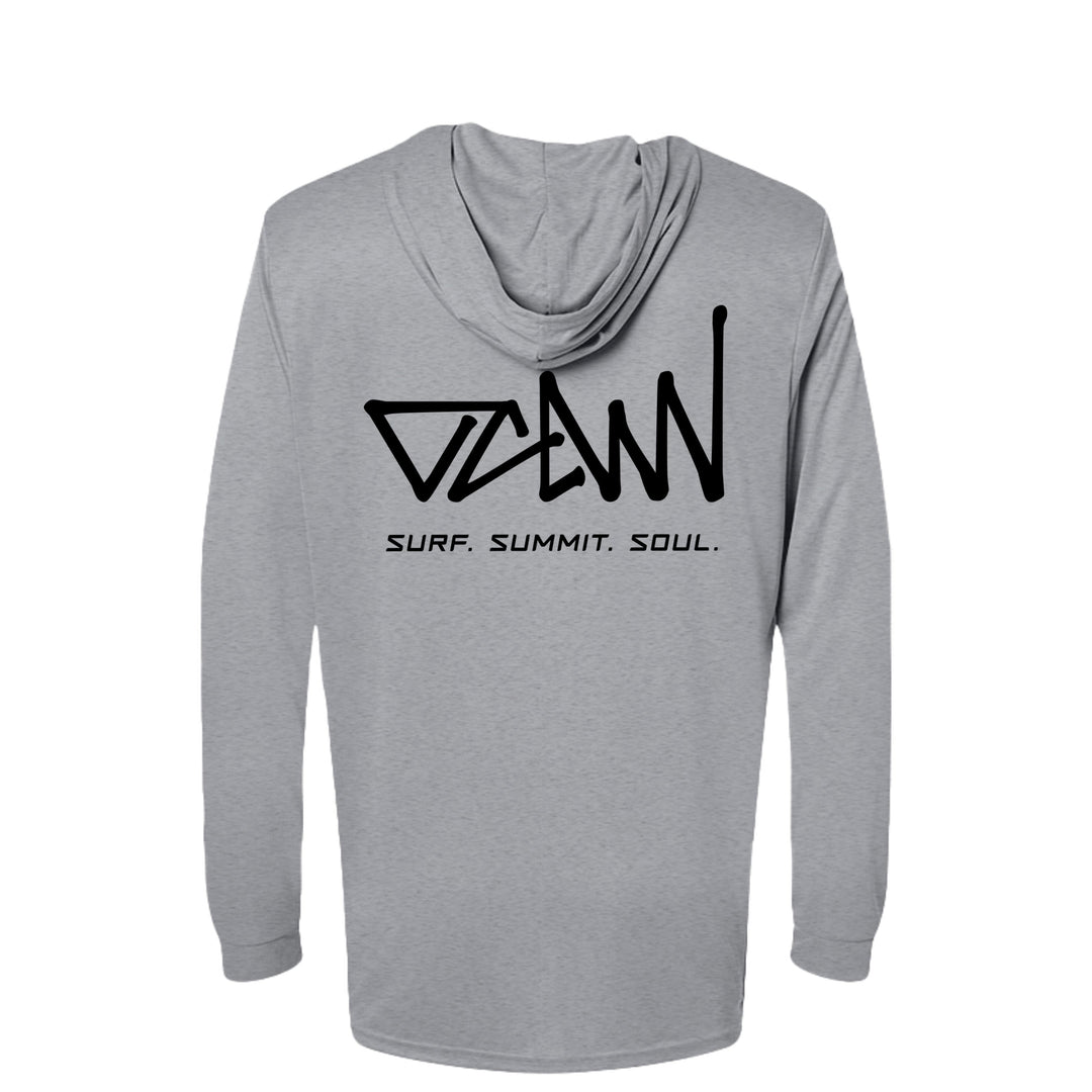 OCDW Black Shuji LS Hooded Jersey - Jersey - Heather Grey - OC Designworks