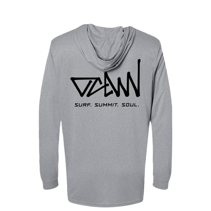 OCDW Black Shuji LS Hooded Jersey - Jersey - Heather Grey - OC Designworks