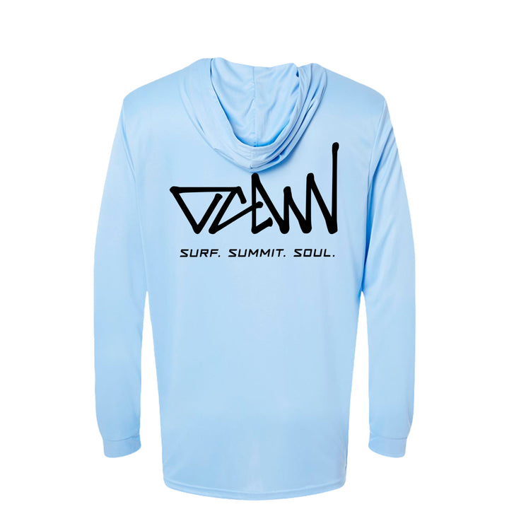 OCDW Black Shuji LS Hooded Jersey - Jersey - Blue Mist - OC Designworks