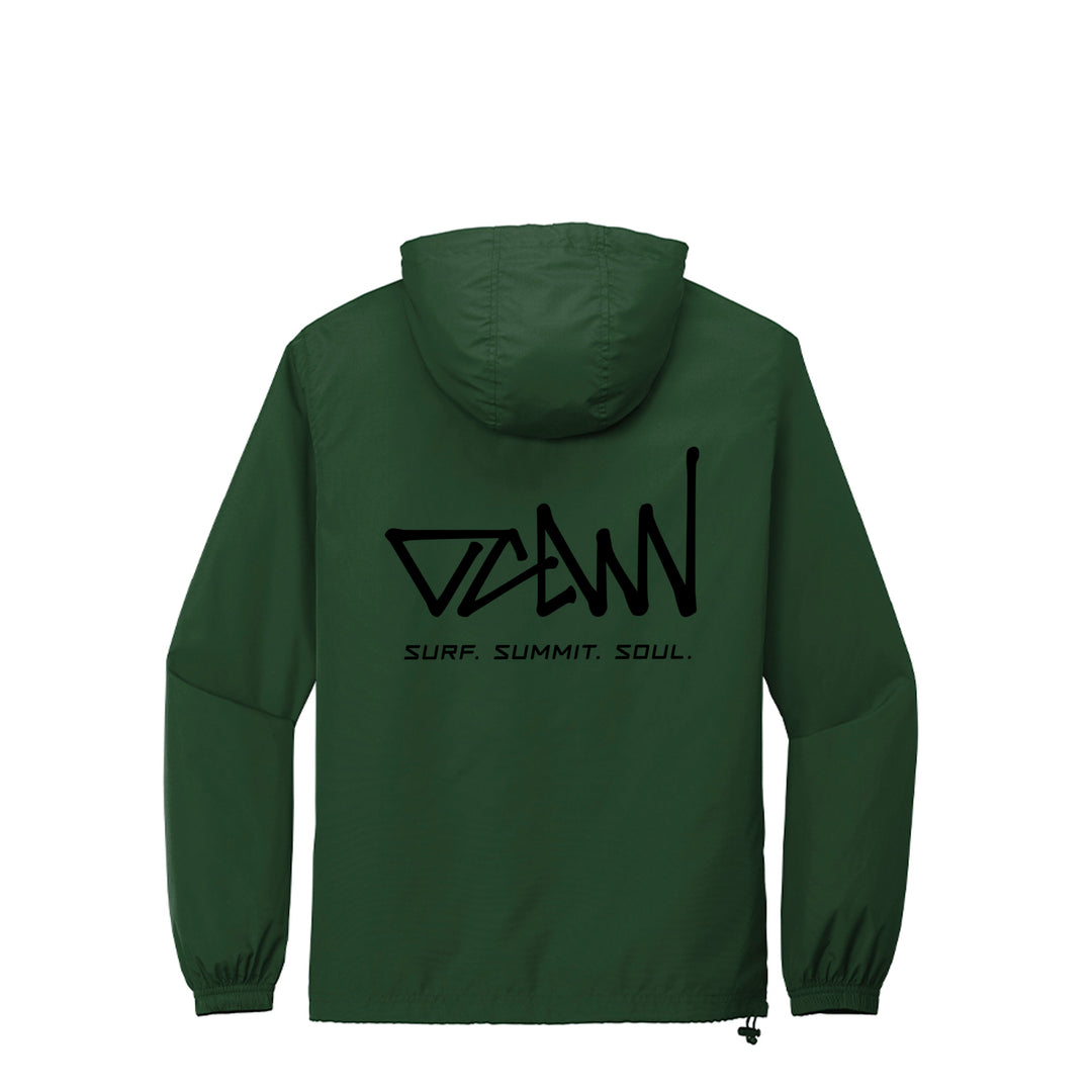 OCDW Black Shuji Packable Anorak - Jacket - Forest Green - OC Designworks