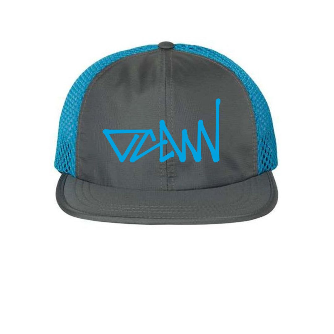 OCDW Charcoal/Cyan Mesh Hat - Hats - Charcoal/ Cyan - OC Designworks
