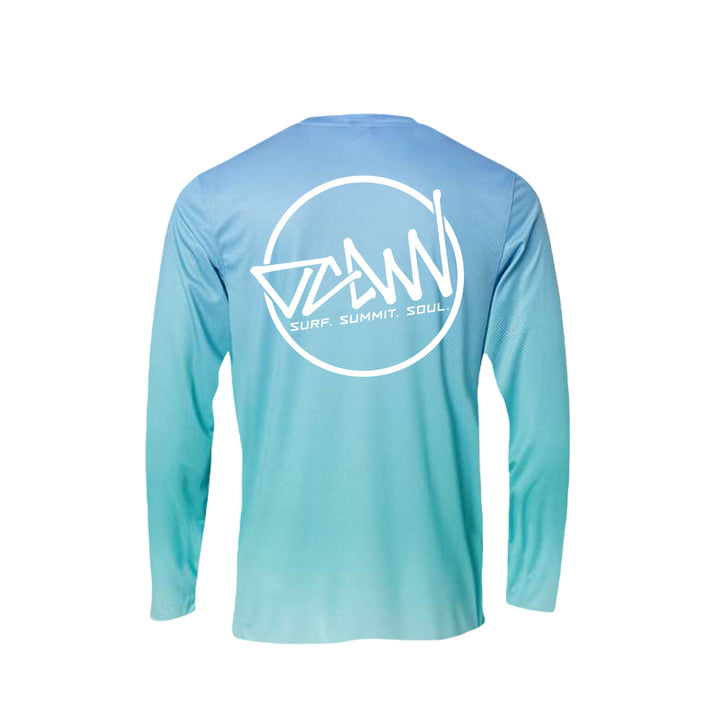 OCDW Circle Shuji LS Jersey - Jersey - Blue Mist/ Light Teal - OC Designworks