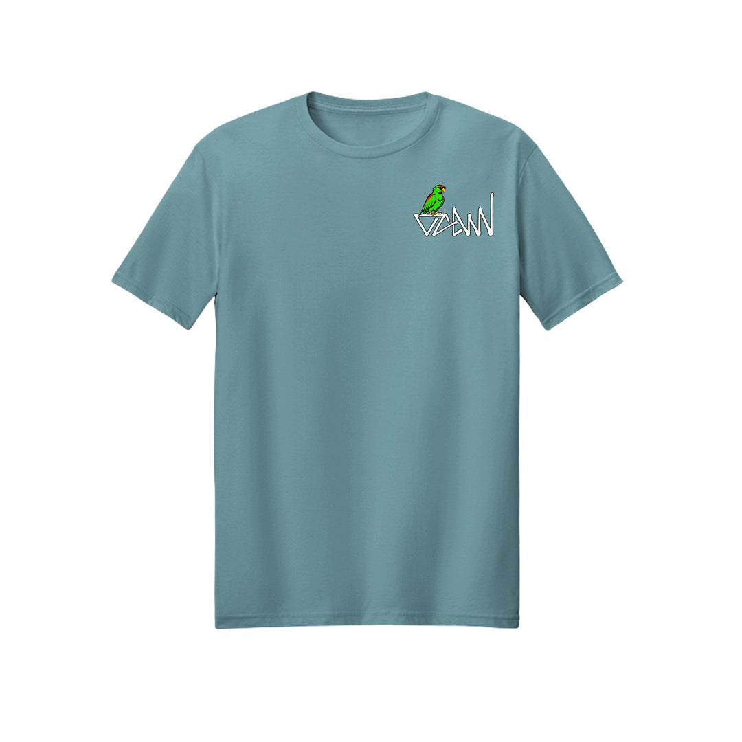 OCDW Parrot T-Shirt - T-Shirt - Heather Arctic - OC Designworks