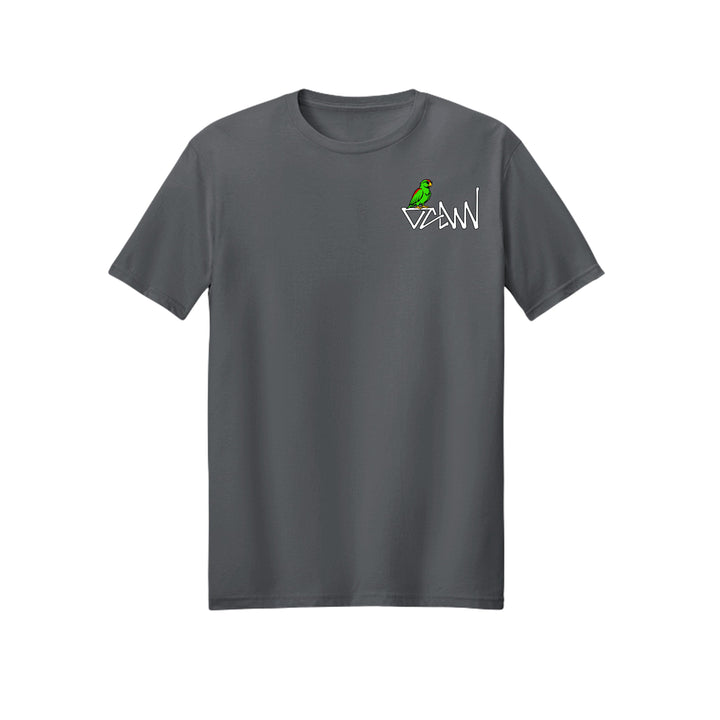 OCDW Parrot T-Shirt - T-Shirt - Heather Asphalt - OC Designworks