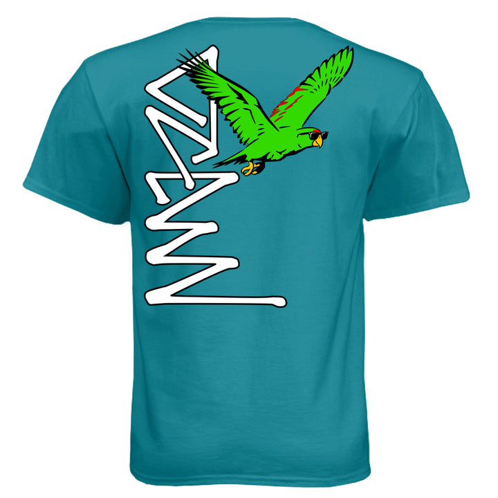 OCDW Parrot T-Shirt - T-Shirt - Teal - OC Designworks