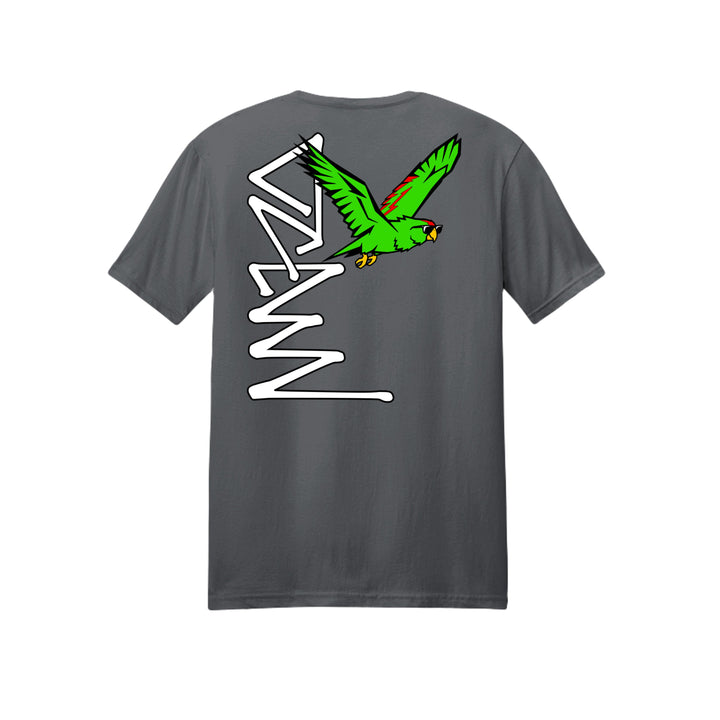 OCDW Parrot T-Shirt - T-Shirt - Heather Asphalt - OC Designworks