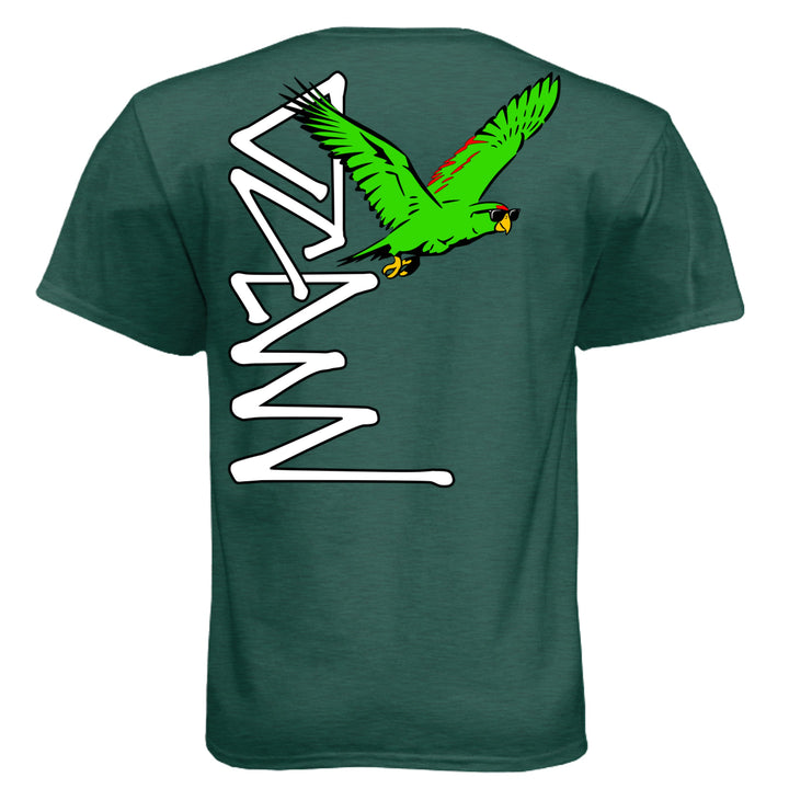 OCDW Parrot T-Shirt - T-Shirt - Heather Forest Green - OC Designworks