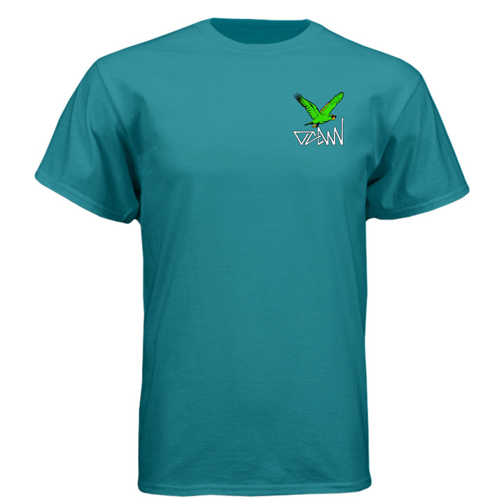 OCDW Parrot T-Shirt - T-Shirt - Teal - OC Designworks