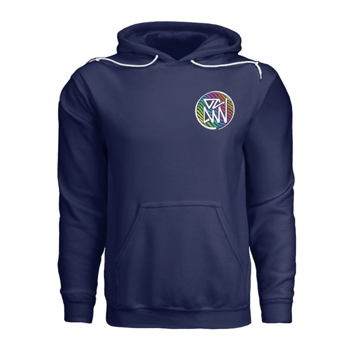 OCDW Rainbow Parrot Hoodie - Hoodie - NAVY - OC Designworks