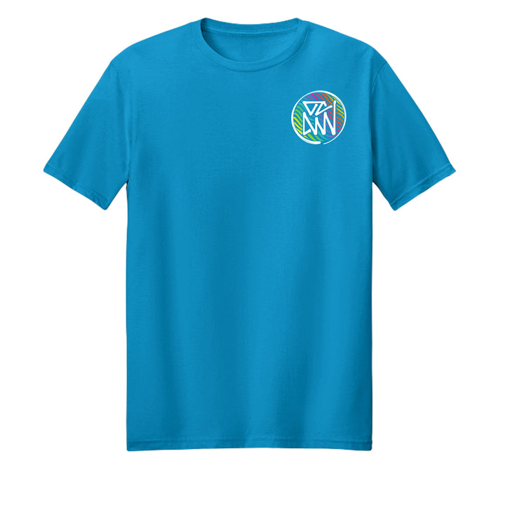 OCDW Rainbow Parrot T-Shirt - T-Shirt - Heather Teal - OC Designworks