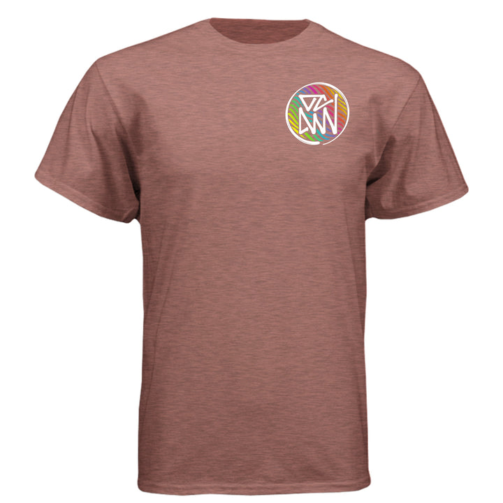 OCDW Rainbow Parrot T-Shirt - T-Shirt - Heather Mauve - OC Designworks