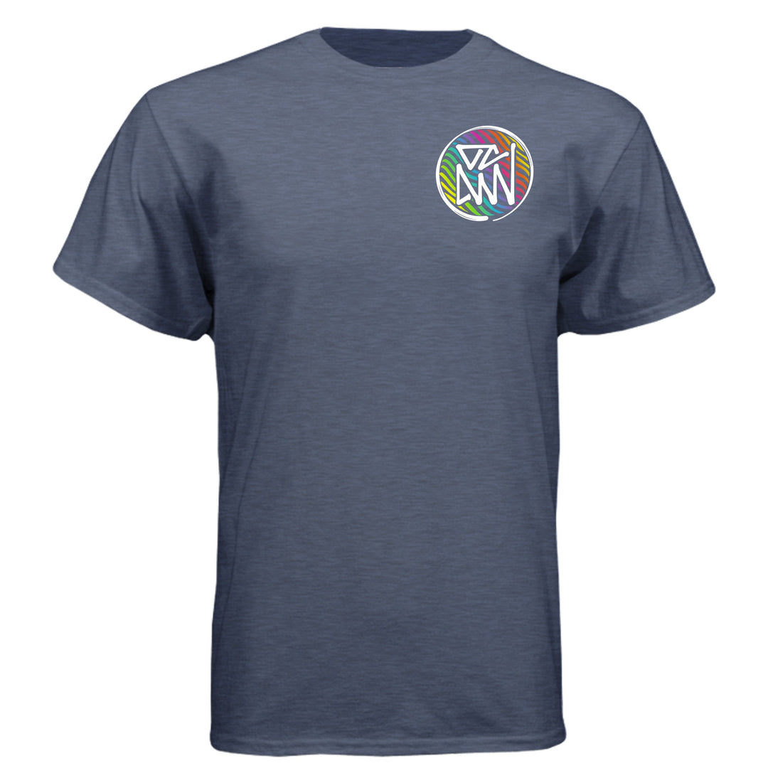 OCDW Rainbow Parrot T-Shirt - T-Shirt - Midnight Navy - OC Designworks