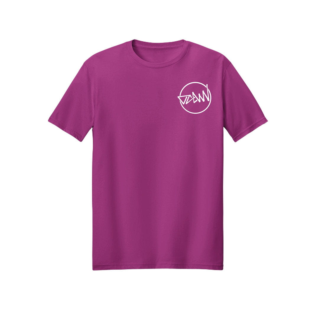 OCDW Shuji Circle T-Shirt (Lightweight) - T-Shirt - Heather Super Pink - OC Designworks
