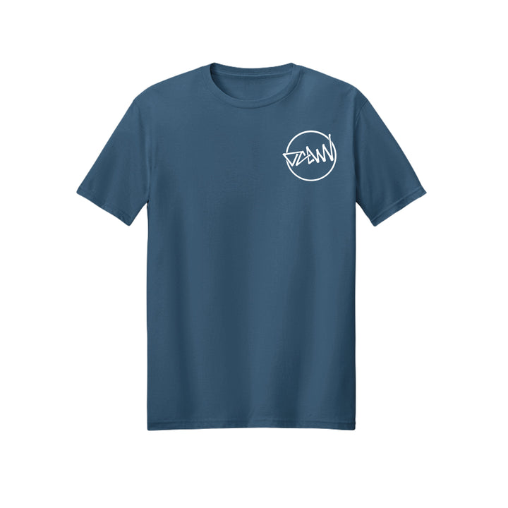 OCDW Shuji Circle T-Shirt (Lightweight) - T-Shirt - Heather Sea Blue - OC Designworks