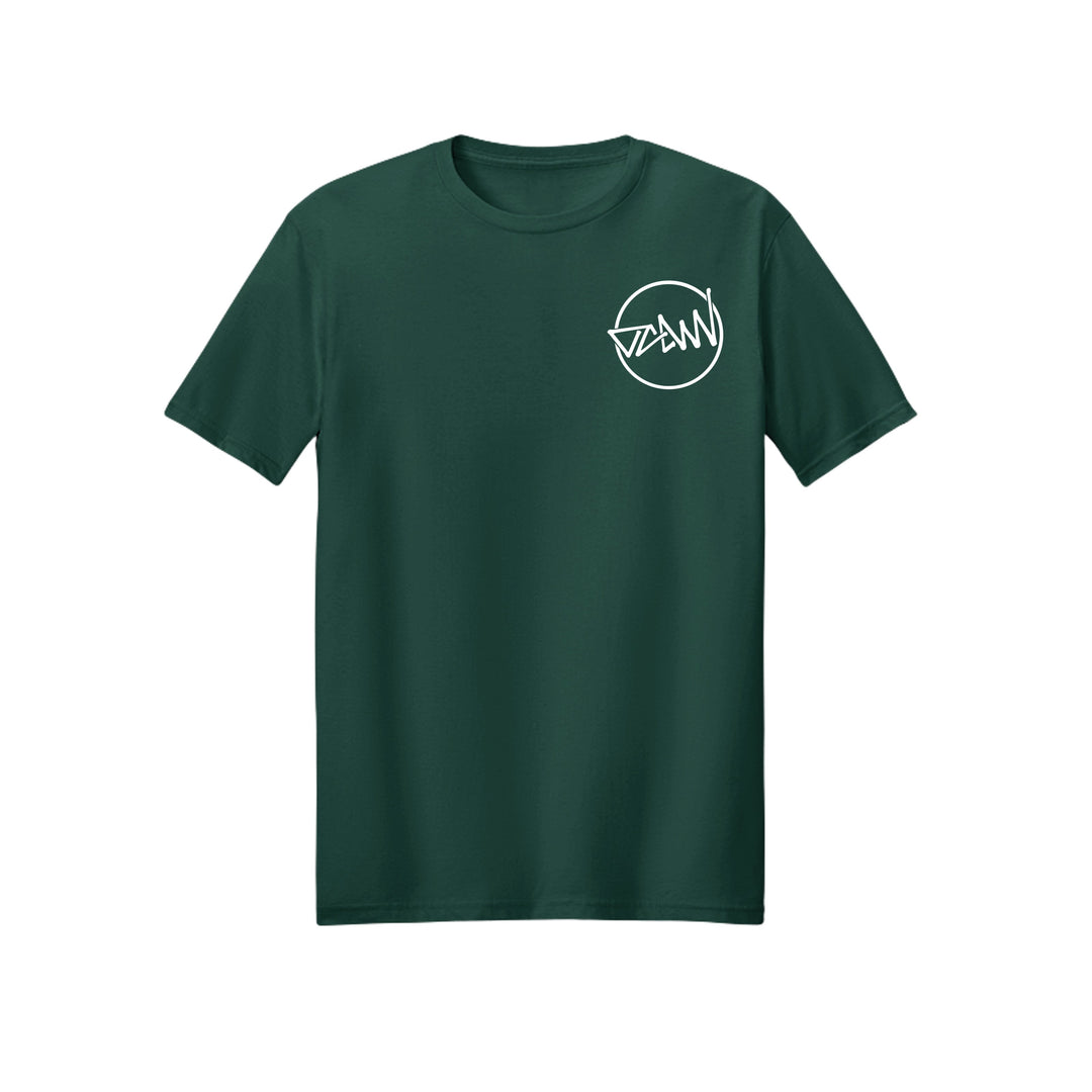 OCDW Shuji Circle T-Shirt (Lightweight) - T-Shirt - Heather Forest - OC Designworks