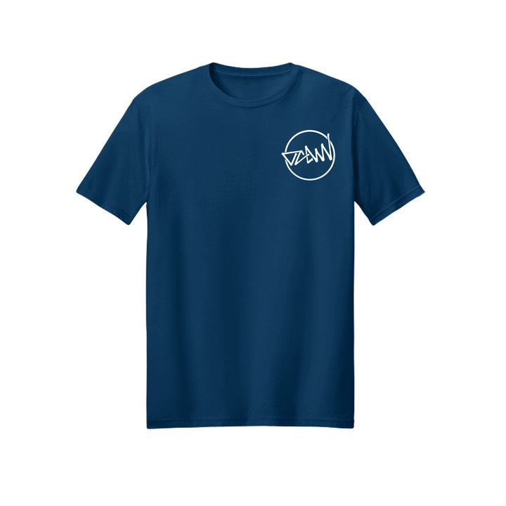 OCDW Shuji Circle T-Shirt (Lightweight) - T-Shirt - Heather Navy - OC Designworks