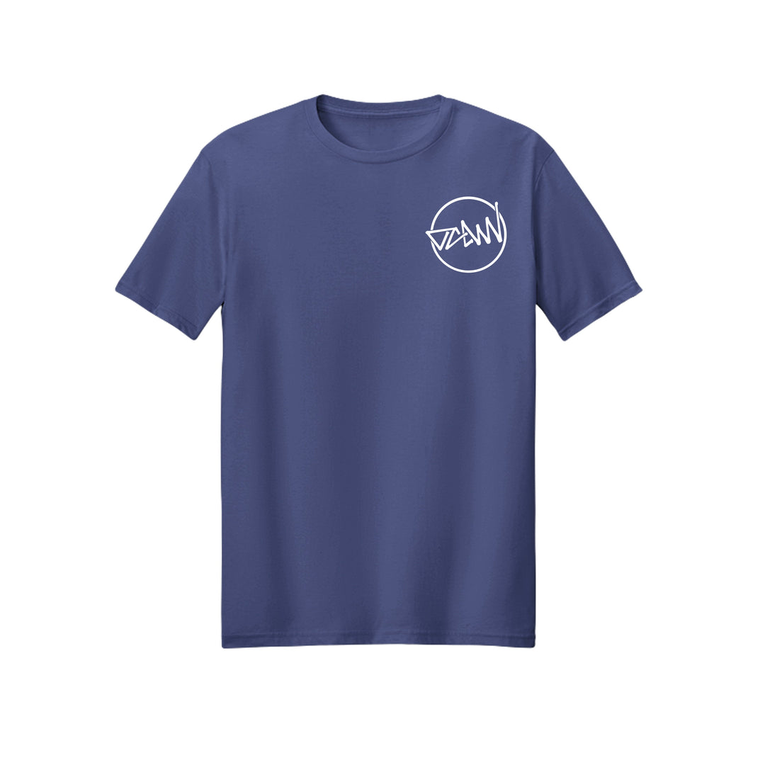 OCDW Shuji Circle T-Shirt (Lightweight) - T-Shirt - Heather Indigo - OC Designworks