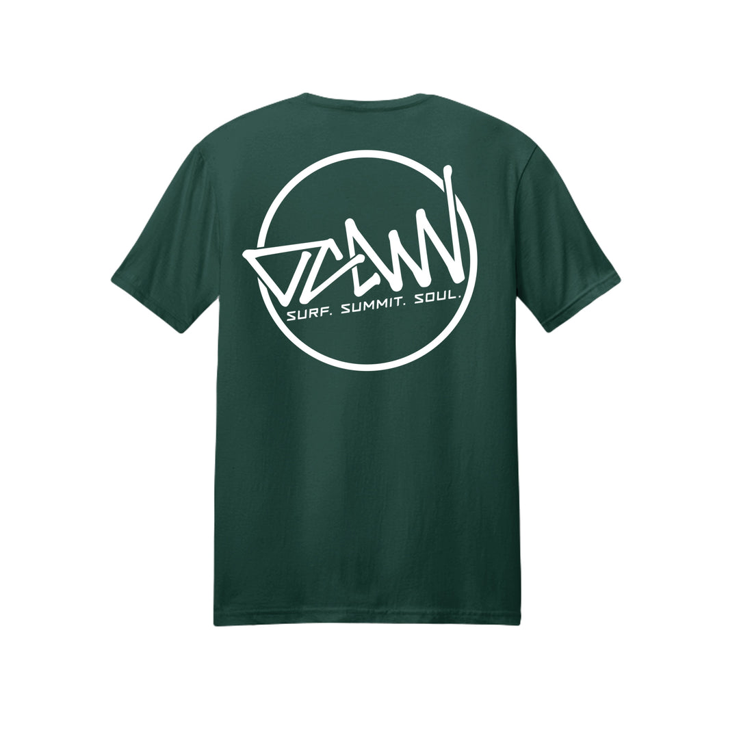 OCDW Shuji Circle T-Shirt (Lightweight) - T-Shirt - Heather Forest - OC Designworks