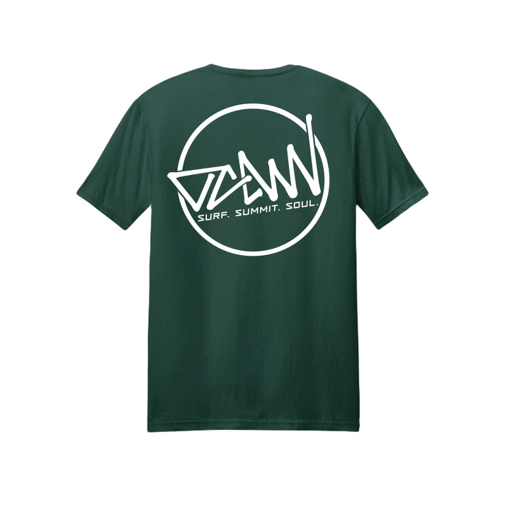 OCDW Shuji Circle T-Shirt (Lightweight) - T-Shirt - Heather Forest - OC Designworks