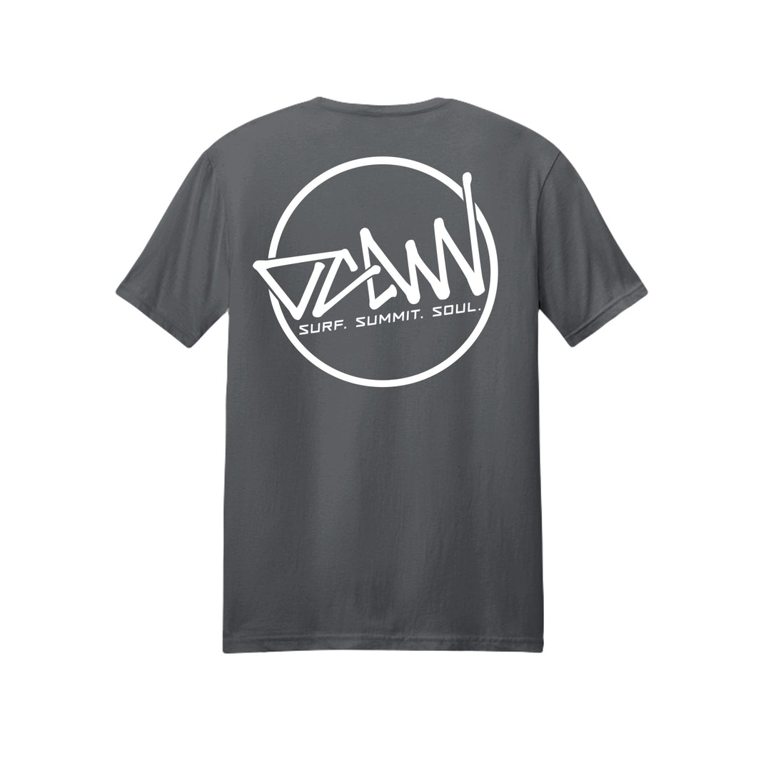 OCDW Shuji Circle T-Shirt (Lightweight) - T-Shirt - Heather Asphalt - OC Designworks