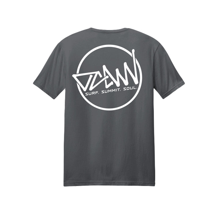 OCDW Shuji Circle T-Shirt (Lightweight) - T-Shirt - Heather Asphalt - OC Designworks