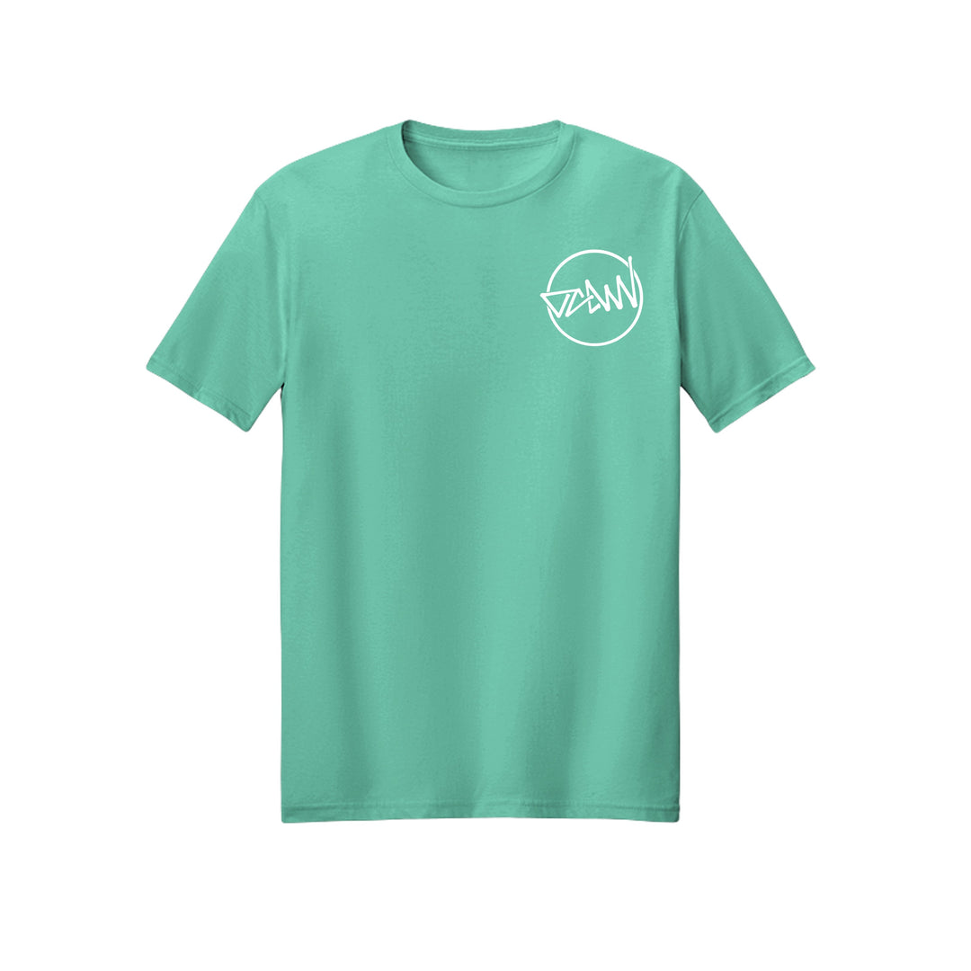 OCDW Shuji Circle T-Shirt (Lightweight) - T-Shirt - Heather Celadon - OC Designworks