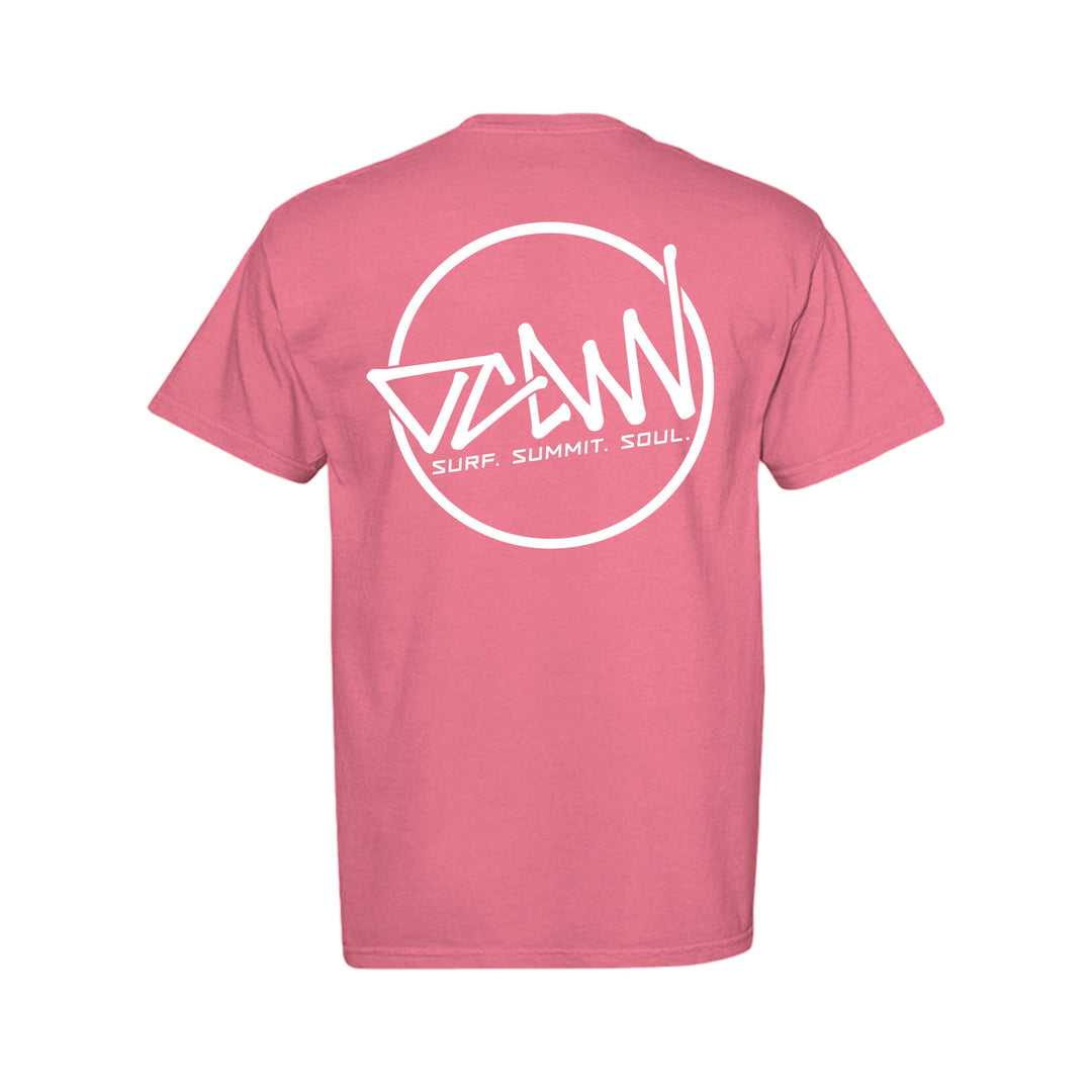OCDW Shuji Circle T-Shirt (Midweight) - T-Shirt - WATERMELON - OC Designworks