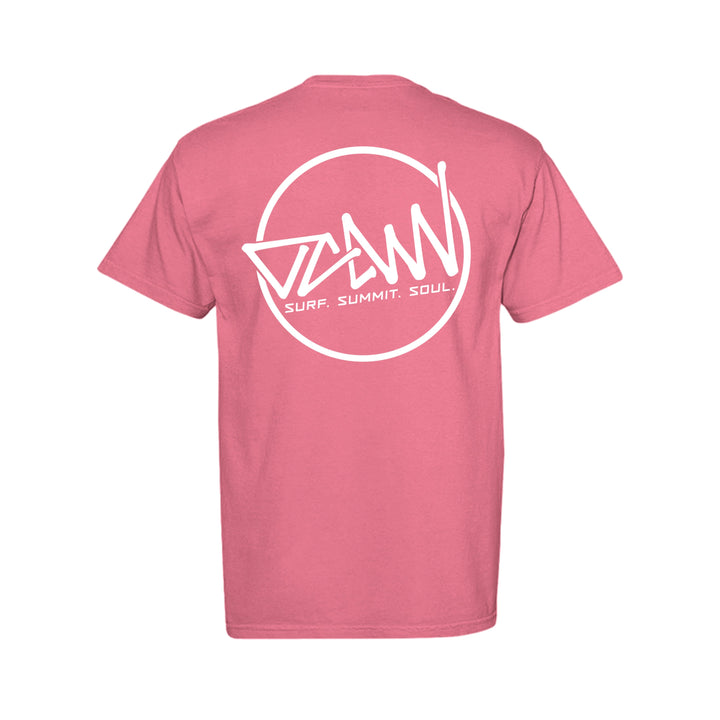 OCDW Shuji Circle T-Shirt (Midweight) - T-Shirt - WATERMELON - OC Designworks