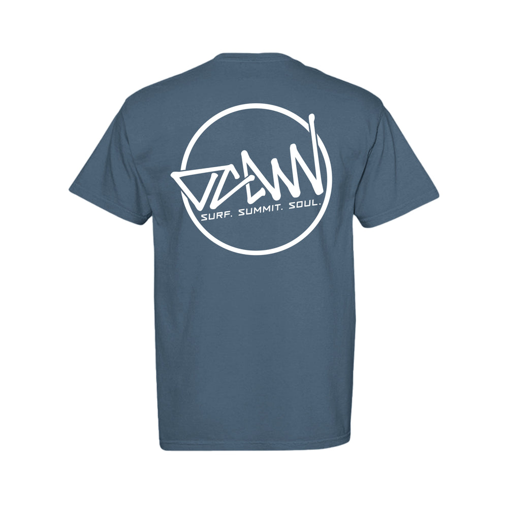 OCDW Shuji Circle T-Shirt (Midweight) - T-Shirt - DENIM - OC Designworks
