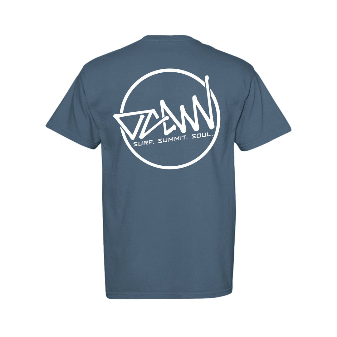 OCDW Shuji Circle T-Shirt (Midweight) - T-Shirt - DENIM - OC Designworks