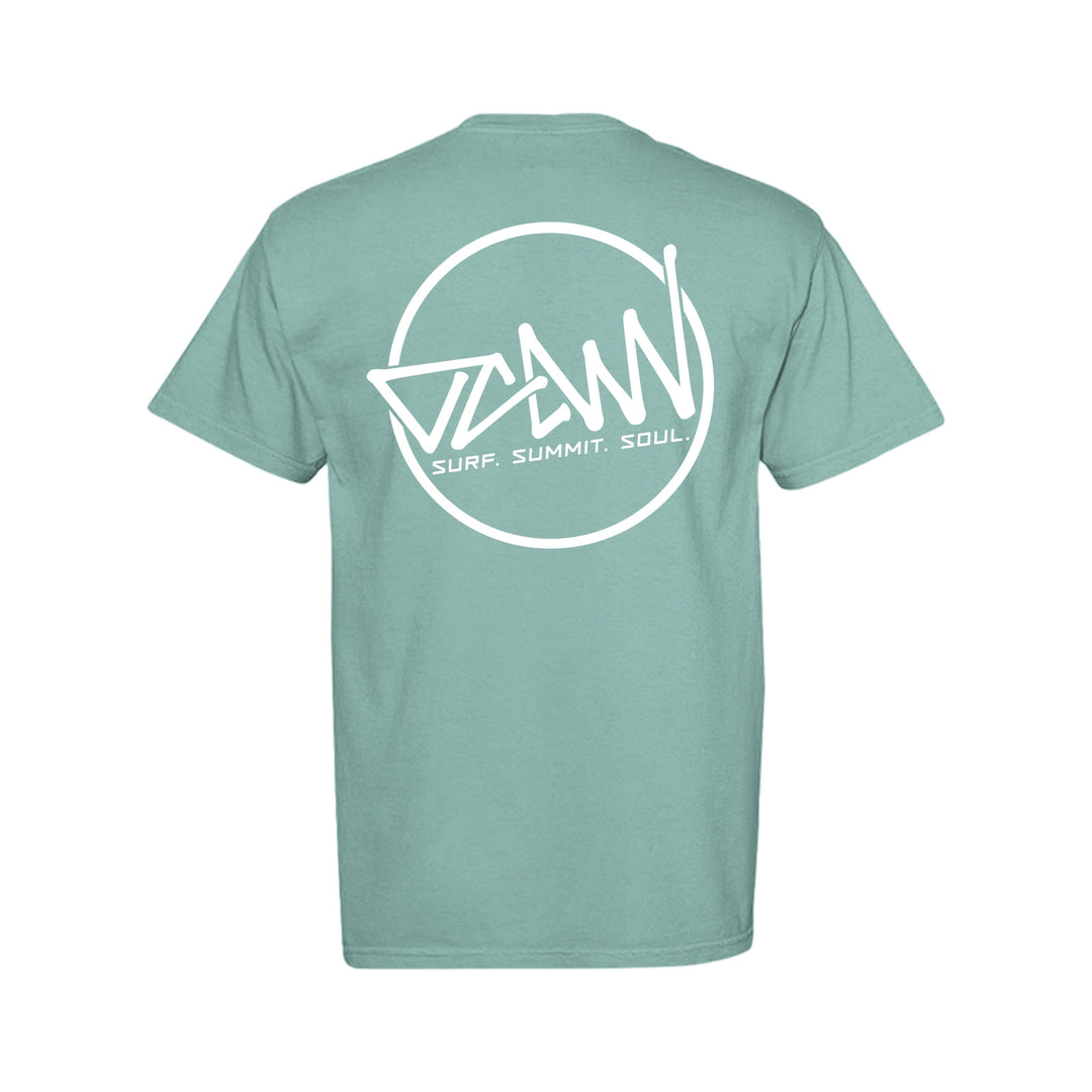 OCDW Shuji Circle T-Shirt (Midweight) - T-Shirt - SEAFOAM - OC Designworks