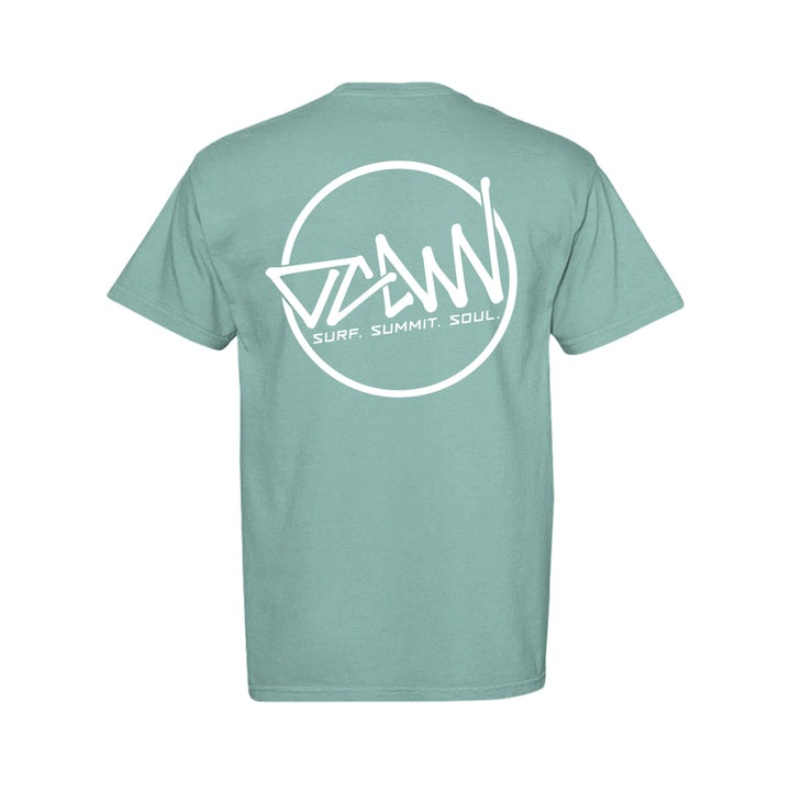 OCDW Shuji Circle T-Shirt (Midweight) - T-Shirt - SEAFOAM - OC Designworks