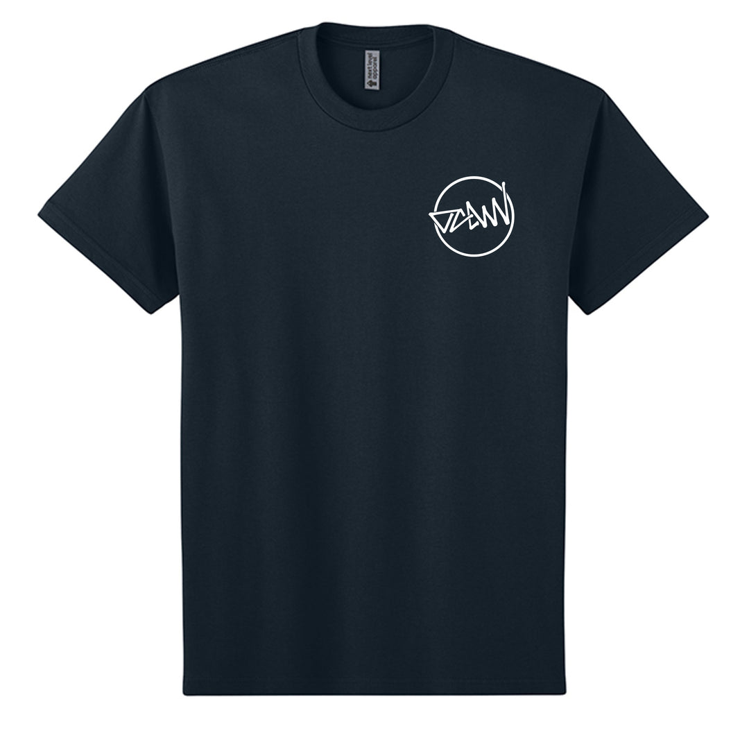 OCDW Shuji Script Circle T-Shirt - T-Shirt - Midnight Navy - OC Designworks