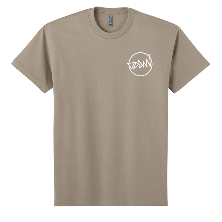 OCDW Shuji Script Circle T-Shirt - T-Shirt - Tan - OC Designworks