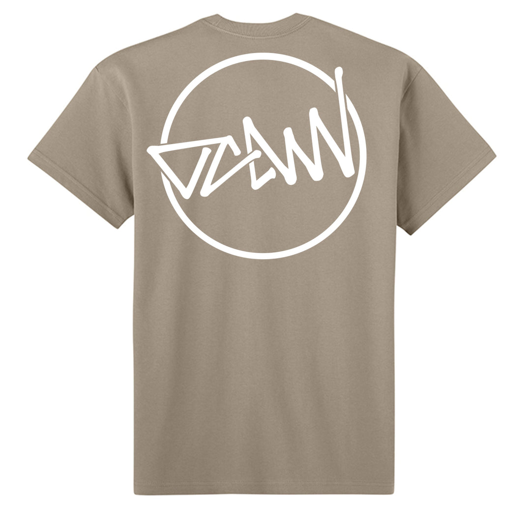 OCDW Shuji Script Circle T-Shirt - T-Shirt - Tan - OC Designworks