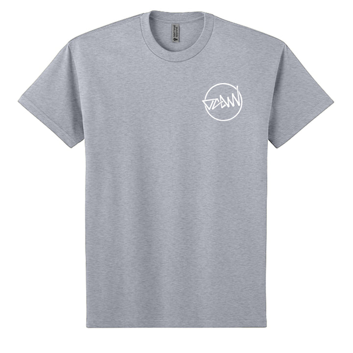 OCDW Shuji Script Circle T-Shirt - T-Shirt - Heather Grey - OC Designworks