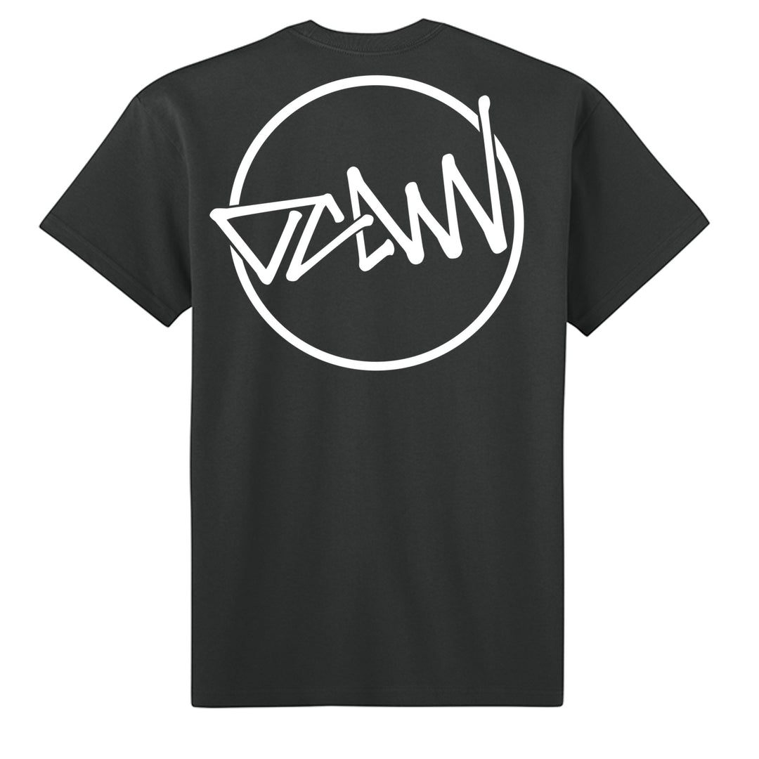 OCDW Shuji Script Circle T-Shirt - T-Shirt - Graphite Black - OC Designworks