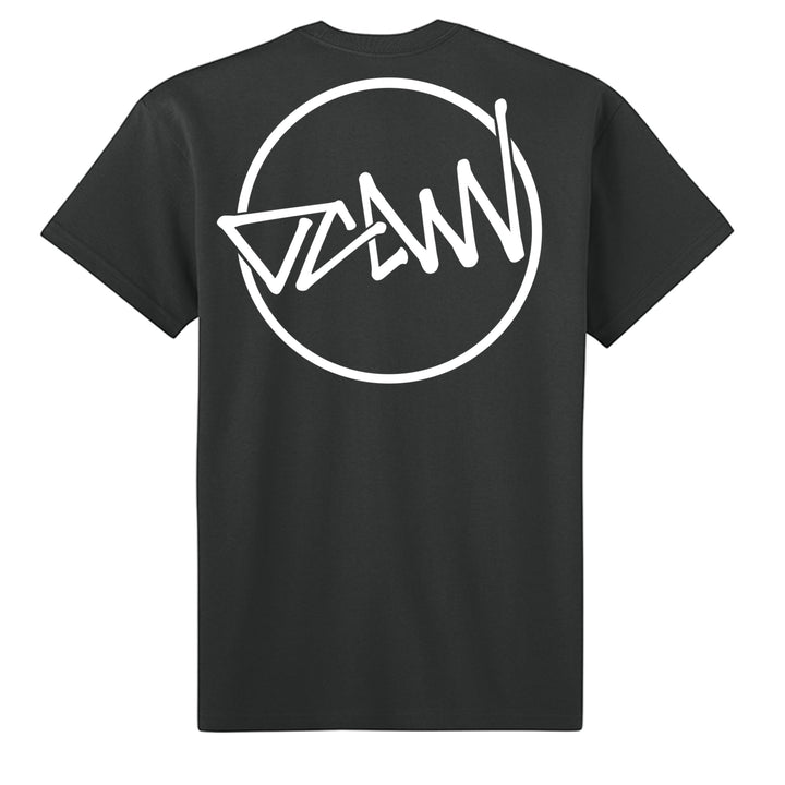 OCDW Shuji Script Circle T-Shirt - T-Shirt - Graphite Black - OC Designworks