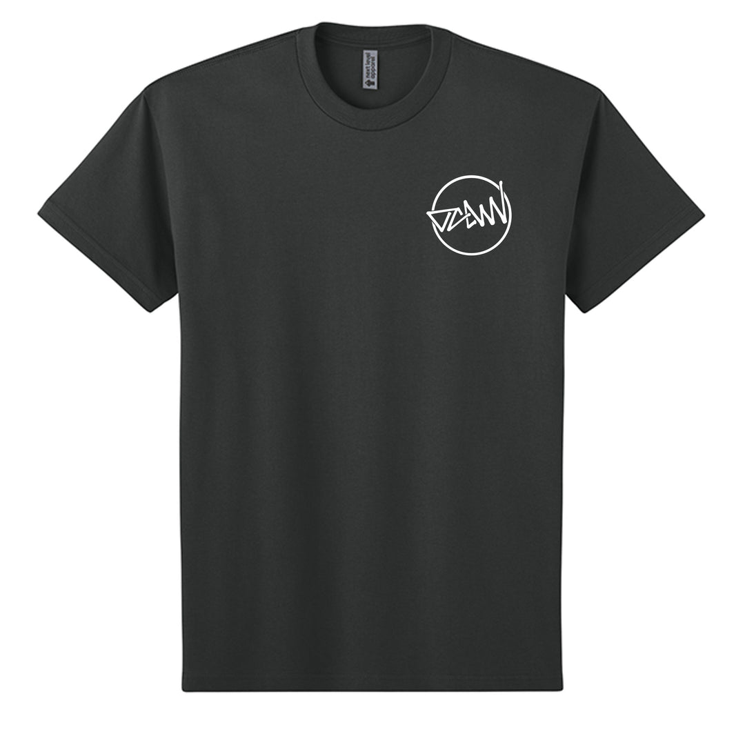OCDW Shuji Script Circle T-Shirt - T-Shirt - Graphite Black - OC Designworks