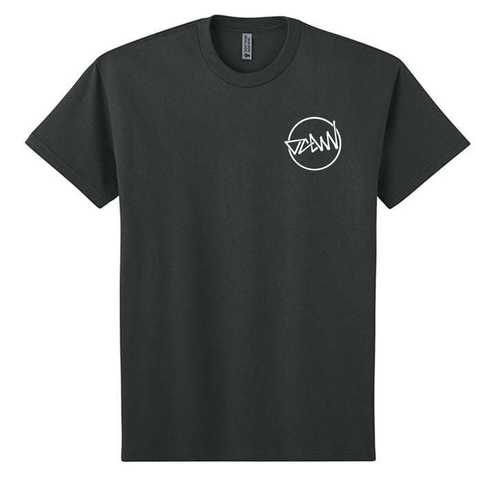 OCDW Shuji Script Circle T-Shirt - T-Shirt - Graphite Black - OC Designworks