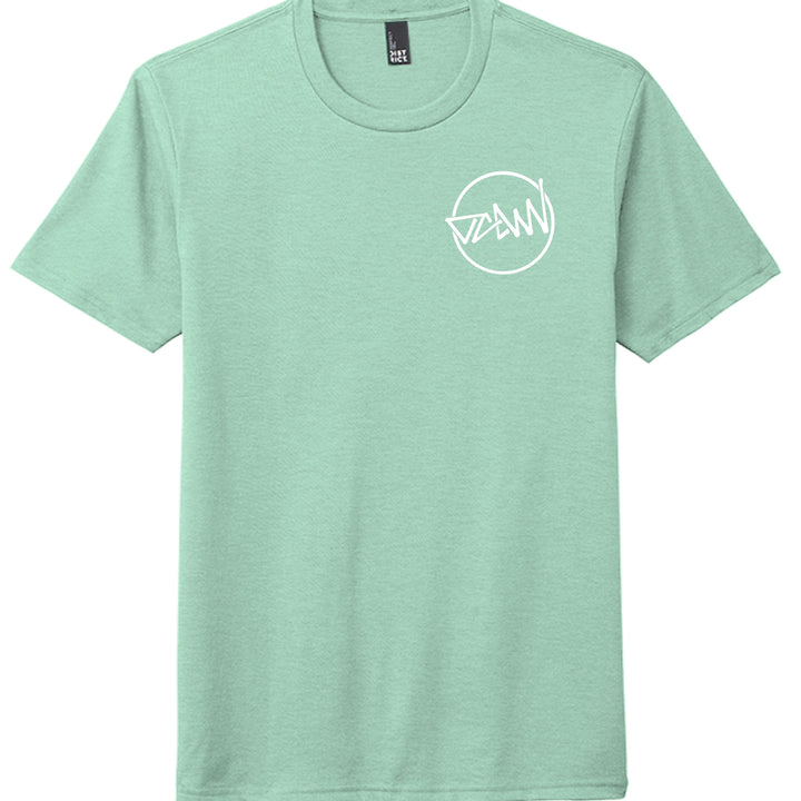OCDW Shuji Script Circle Tri T-Shirt - Sea Mist - OC Designworks