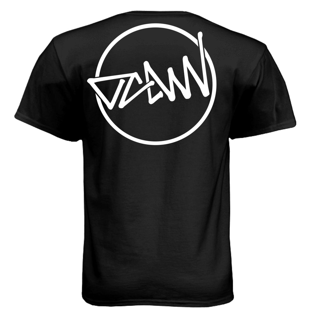 OCDW Shuji Script Circle Tri T-Shirt - T-Shirt - BLACK - OC Designworks