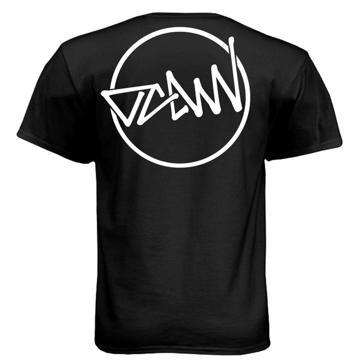 OCDW Shuji Script Circle Tri T-Shirt - T-Shirt - BLACK - OC Designworks